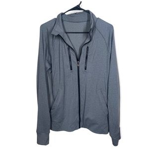 Men’s LULULEMON Gray Zip Up Sweater Medium